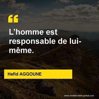 Citations Hafid AGGOUNE