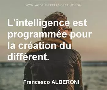 Citation de Francesco ALBERONI