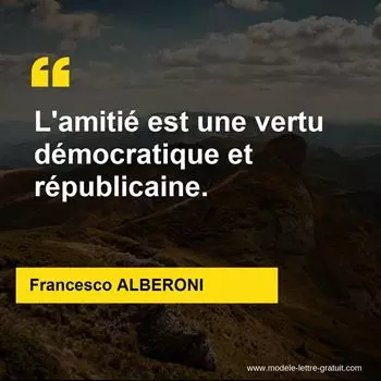 Citation Francesco ALBERONI