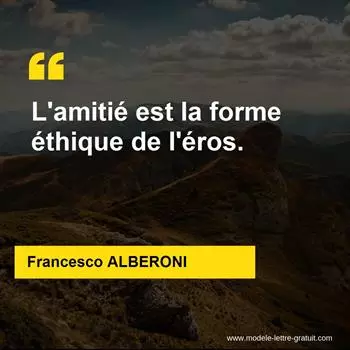 Citation Francesco ALBERONI