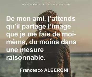 Citation de Francesco ALBERONI