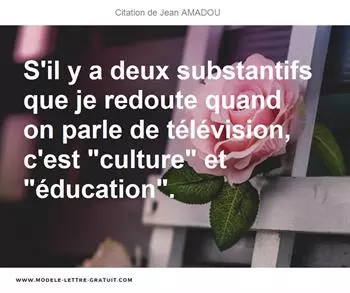 Citations Jean AMADOU