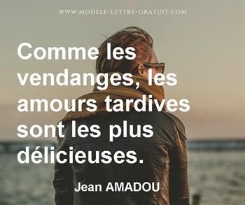 Citation de Jean AMADOU