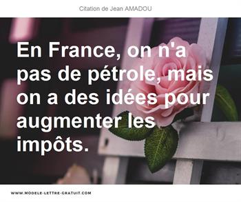 Citations Jean AMADOU