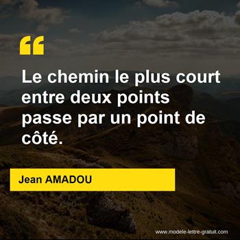 Citation Jean AMADOU