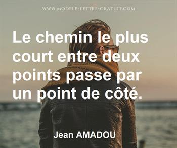 Citation de Jean AMADOU