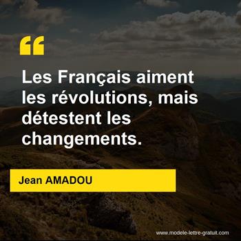 Citation Jean AMADOU