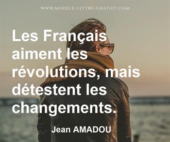 Citation de Jean AMADOU