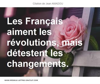 Citations Jean AMADOU