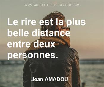 Citation de Jean AMADOU