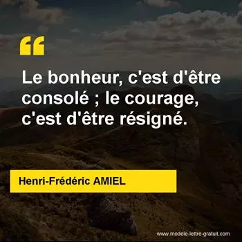 Citation Henri-Frédéric AMIEL
