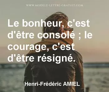 Citation de Henri-Frédéric AMIEL