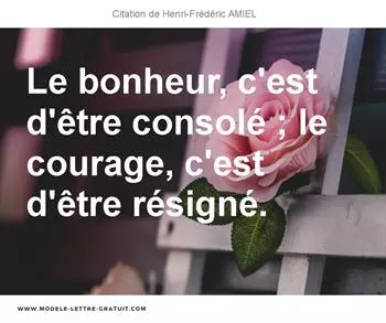 Citations Henri-Frédéric AMIEL