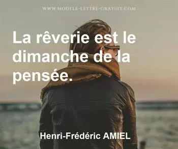 Citation de Henri-Frédéric AMIEL