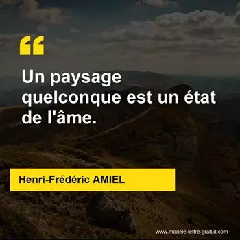 Citation Henri-Frédéric AMIEL