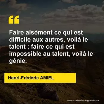 Citation Henri-Frédéric AMIEL