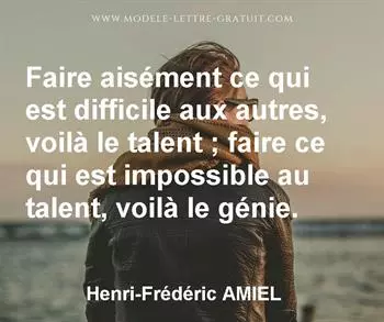 Citation de Henri-Frédéric AMIEL