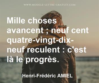 Citation de Henri-Frédéric AMIEL