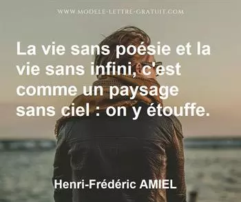 Citation de Henri-Frédéric AMIEL