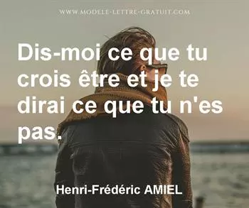 Citation de Henri-Frédéric AMIEL