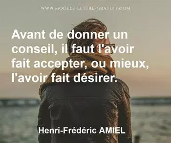 Citation de Henri-Frédéric AMIEL