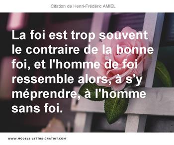 Citations Henri-Frédéric AMIEL