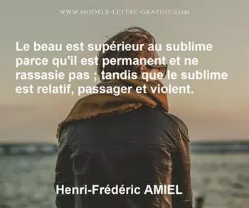 Citation de Henri-Frédéric AMIEL