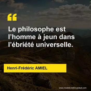 Citation Henri-Frédéric AMIEL