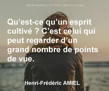 Citation de Henri-Frédéric AMIEL