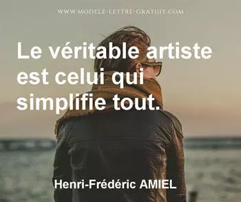 Citation de Henri-Frédéric AMIEL