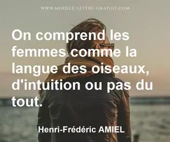 Citation de Henri-Frédéric AMIEL