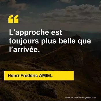 Citation Henri-Frédéric AMIEL