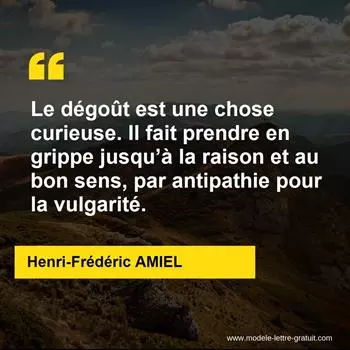 Citation Henri-Frédéric AMIEL