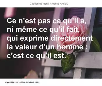 Citations Henri-Frédéric AMIEL