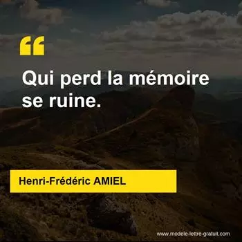 Citation Henri-Frédéric AMIEL