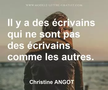 Citation de Christine ANGOT