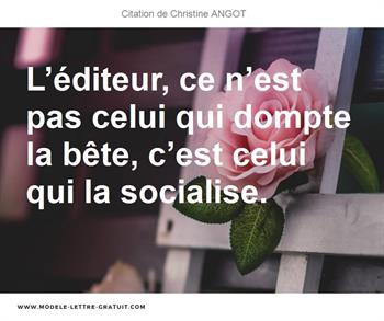 Citations Christine ANGOT