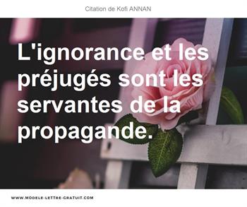 Citations Kofi ANNAN