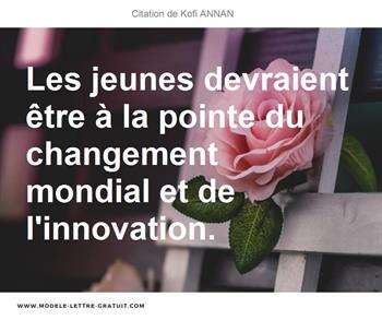 Citations Kofi ANNAN