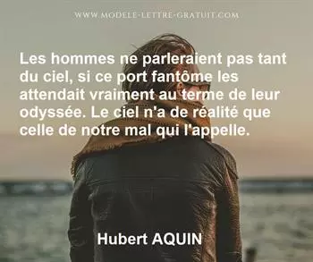 Citation de Hubert AQUIN