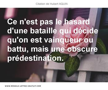 Citations Hubert AQUIN