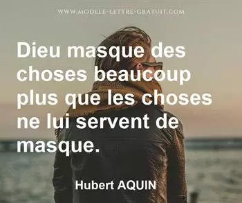 Citation de Hubert AQUIN