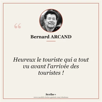 Citation Bernard ARCAND