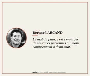 Citations Bernard ARCAND