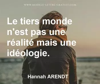 Citation de Hannah ARENDT