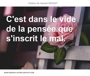 Citations Hannah ARENDT