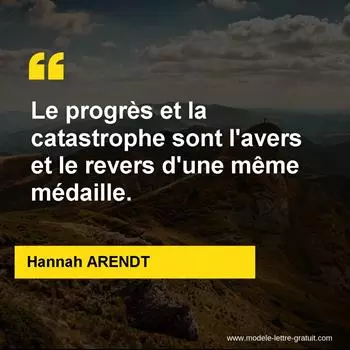 Citation Hannah ARENDT