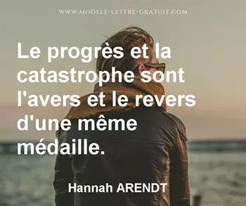 Citation de Hannah ARENDT