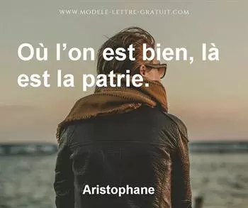 Citation de Aristophane