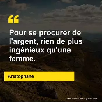 Citation Aristophane
